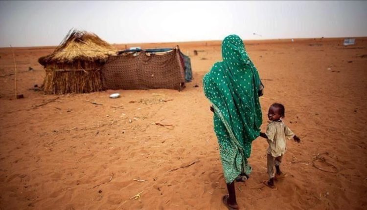 احدى النازحات في دارفور